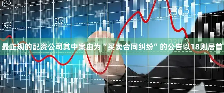 最正规的配资公司其中案由为“买卖合同纠纷”的公告以18则居首